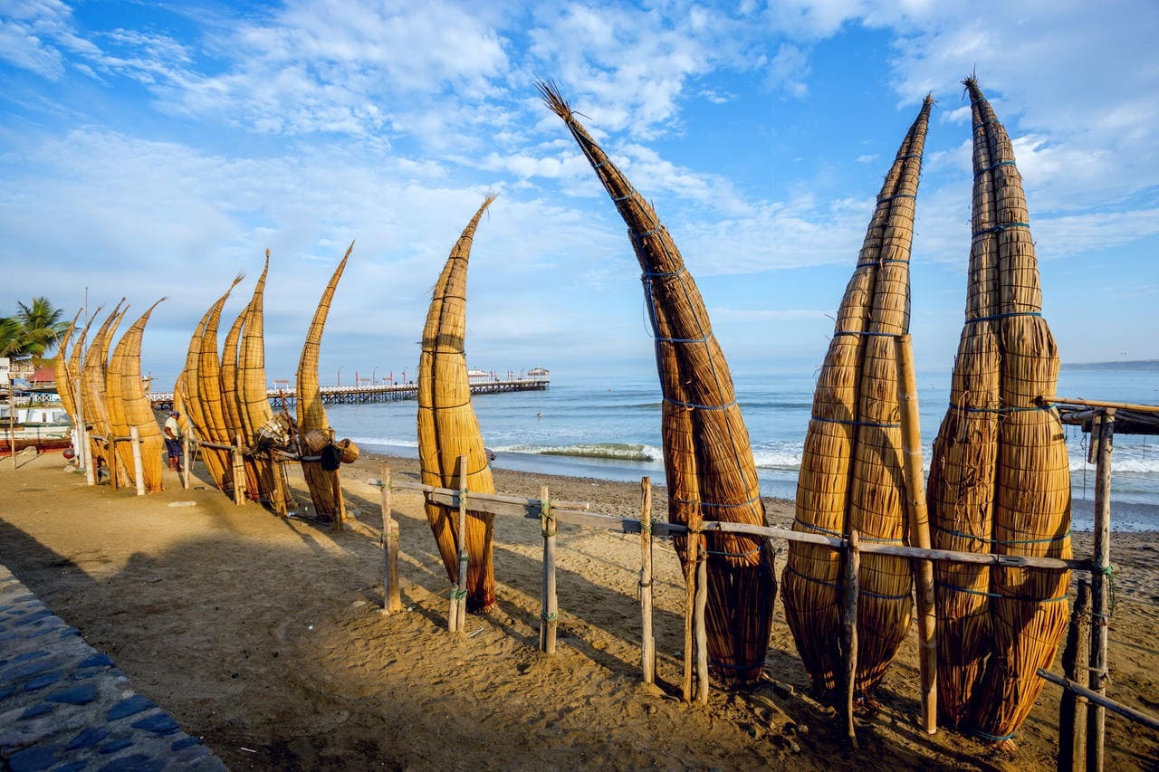 Huanchaco beach Peru