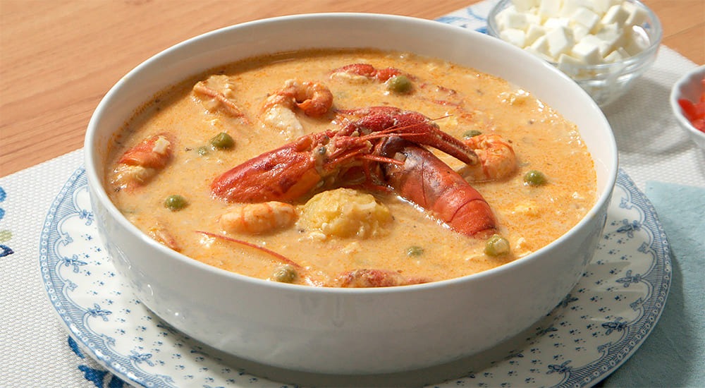 chupe de camarones
