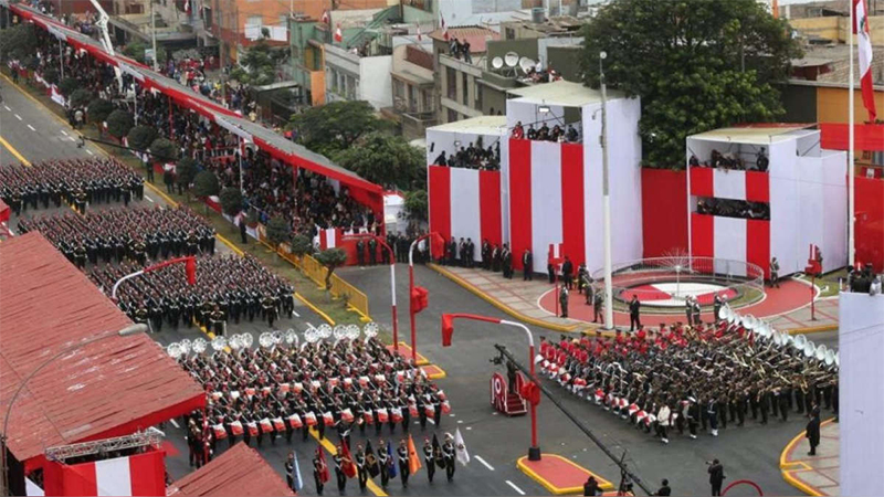 grande parada militar peru festas patrias